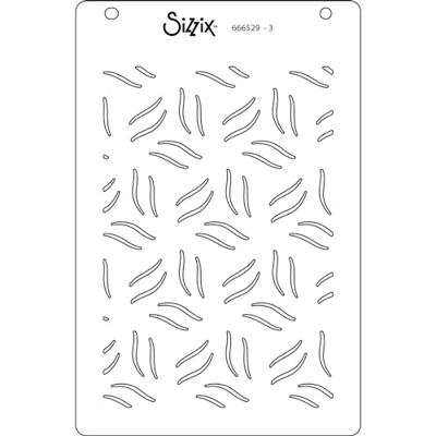 Sizzix • layered stencils a6 defined petals 4pcs