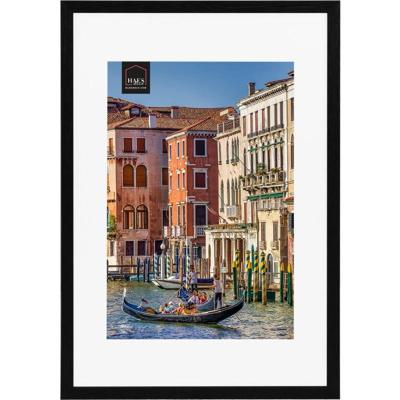 Haes Deco Houten Fotolijst met Passe-partout Venezia zwart voor 1 foto formaat 30x45 of 40x60 -SP12960