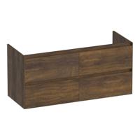 Brauer Inspire - Onderkast - 120 cm - met 4 Softclose Lades Greeploos en 2 Sifon Uitsparingen - Grove - thumbnail