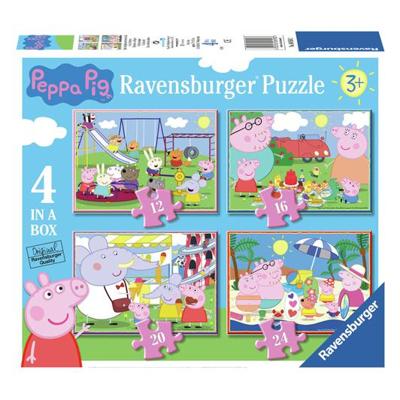 Ravensburger puzzel Peppa Pig - 12 + 16 + 20 +24 stukjes