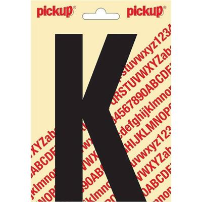 Plakletter Nobel Sticker letter K zwart Pickup - Pickup