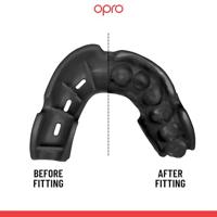 Opro 790008 Bronze Enhanced Fit Mouthguard - Black - JR - thumbnail