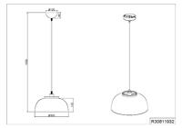 Trio Landelijke hanglampPunch Ø 35cm - R30811932 - thumbnail