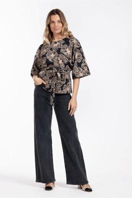 Lexie denim trousers - black - 11506