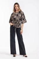 Lexie denim trousers - black - 11506 - thumbnail