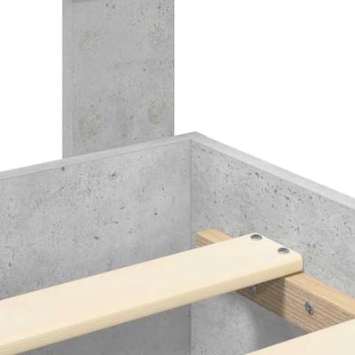 Bedframe met lade met hoofdeinde met opslag Bewerkt hout