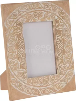 Fotolijst Mangohout Mandala 9x14cm Fotolijst Mangohout Mandala 9x14cm
