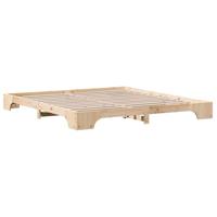 Bedframe Naturel 200 x 200 cm Massief grenenhout - thumbnail