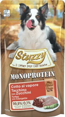 Stuzzy Monoprotein graanvrij hondenvoer kalkoen & courgette 150g