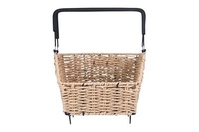 BASIL Fietsmand cento rattan look multi system 40 x 25 x 12 cm - seagrass BASIL Fietsmand cento rattan look multi system 40 x 25 x 12 cm - seagrass
