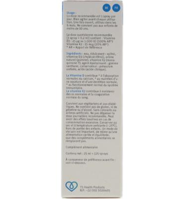 Vitaminespray vitamine D3 + K2 25 Milliliter