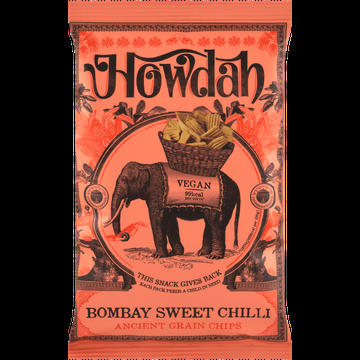 Howdah Bombay Sweet Chilli Ancient Grain Chips 130 g bij Jumbo