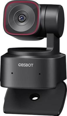Obsbot Tiny 2 Lite PTZ 4K-webcam 3840 x 2160 Pixel Snelle autotracking via AI, Gebarenbesturing - thumbnail