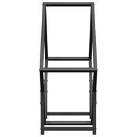 Brandhoutrek 60x25x60 cm koudgewalst staal zwart - thumbnail