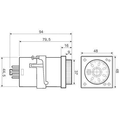 Finder 88.02.0.230.0002 Tijdrelais Multifunctioneel 1 stuk(s) Tijdsduur: 0.05 s - 100 h 2x wisselcontact