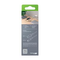 GP GPCBCl1NGYUSB160 USB-laadkabel USB 2.0 USB-A stekker, Apple Lightning stekker 1.00 m Grijs - thumbnail