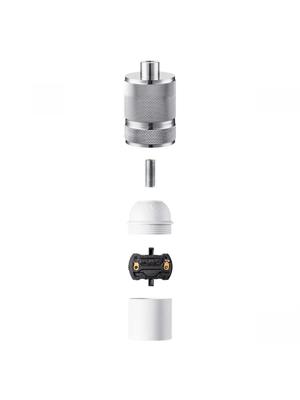 Light depot - metalen fitting - mat staal - Outlet