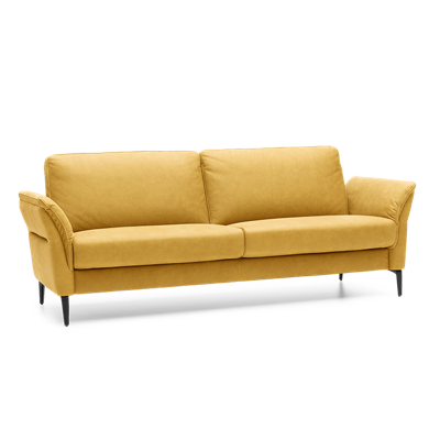 Relaxbank 2,5-Zits T-508 Geel Leer Relaxbank 2,5-Zits T-508 Geel Leer