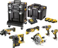 DeWalt DCK685P3T | Combiset | DCD796 + DCF887 + DCH273 + DCG405 + DCS570 + DCS356 | 18V | 5,0Ah Li-Ion | in TSTAK - DCK685P3T-QW - thumbnail