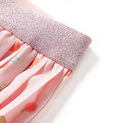 Kinderplooirok met print 116 lichtoranje Kinderplooirok met print 116 lichtoranje