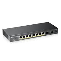 Zyxel GS1100-10HP v2 Unmanaged Gigabit Ethernet (10/100/1000) Power over Ethernet (PoE) Zwart - thumbnail