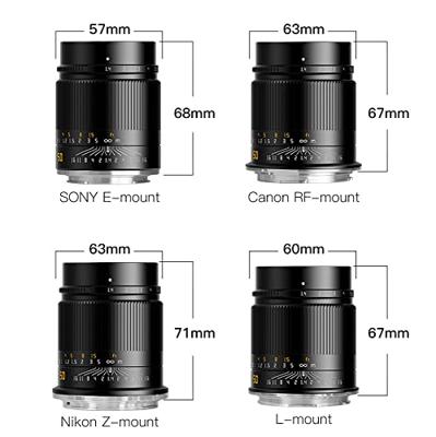 TTArtisan 50mm/F1.4 Nikon Z mount Black OUTLET