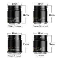 TTArtisan 50mm/F1.4 Nikon Z mount Black - thumbnail