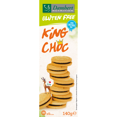 Damhert Gluten Free King Choc Koeken Lactose Free