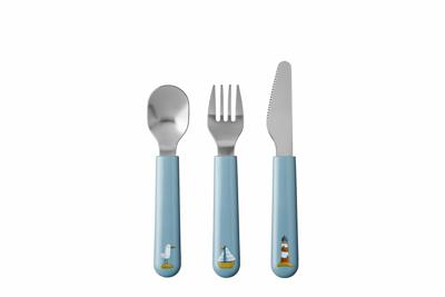 Mepal bestek little dutch sailors bay 3-delig blauw