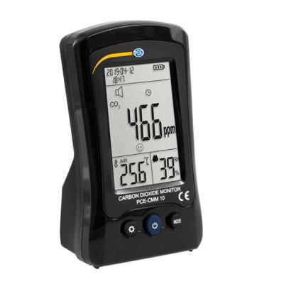 PCE Instruments Aerosolmeter Temperatuur, Luchtvochtigheid, Koolstofdioxide Met USB-interface