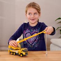 Majorette Volvo FMX truck crane Kant-en-klaar model Bouwvoertuig (model) - thumbnail