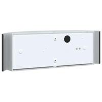 VidaXL Buitenwandlampen 2 st roestvrij staal zwart - thumbnail