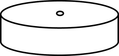 BUSCHiNG Rubber pad round 120mm d f.lifting platforms hofma - thumbnail