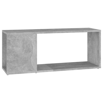 VidaXL Tv-meubel 80x24x32 cm bewerkt hout betongrijs VidaXL Tv-meubel 80x24x32 cm bewerkt hout betongrijs