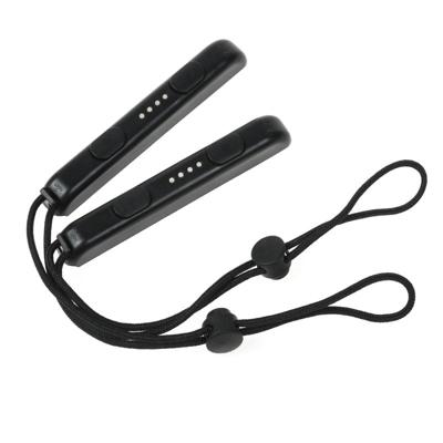 1 paar pols touw Lanyard games accessoires voor Nintendo switch Joy-con (zwart)