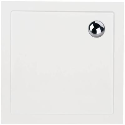 Saqu Design Collection douchebak vierkant 90x90x4 wit Saqu Design Collection douchebak vierkant 90x90x4 wit