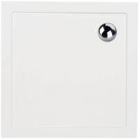 Saqu Design Collection douchebak vierkant 90x90x4 wit - thumbnail
