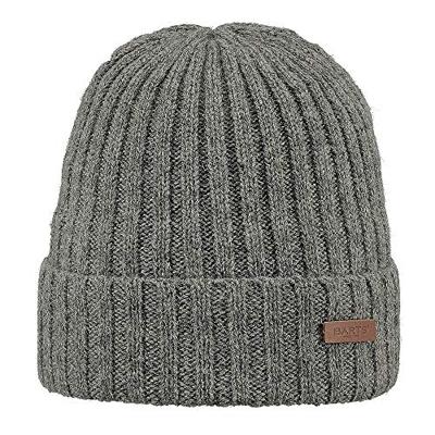 Barts Haakon Turnup Muts Heren Heather Grey OS