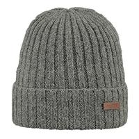 Barts Haakon Turnup Muts Heren Heather Grey OS - thumbnail