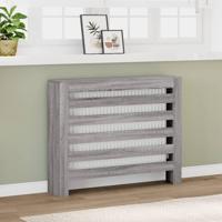 Radiatorombouw 104x20x82 cm bewerkt hout grijs sonoma eiken - thumbnail