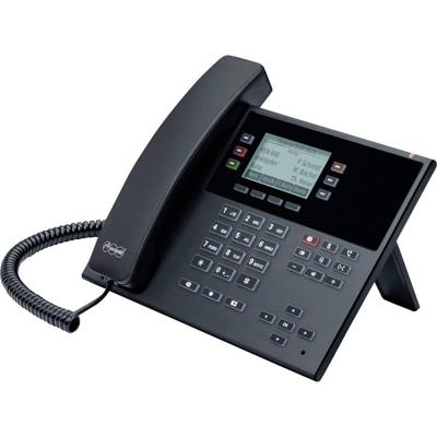 Auerswald COMfortel D-210 Vaste VoIP-telefoon Handsfree, Headsetaansluiting, Optisch belsignaal, PoE Grafisch display Zwart Auerswald COMfortel D-210 Vaste VoIP-telefoon Handsfree, Headsetaansluiting, Optisch belsignaal, PoE Grafisch display Zwart