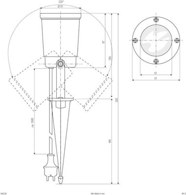 EVN 545235 EVN Lichttechnik LED-tuinspot GU10 35 W Antraciet EVN 545235 EVN Lichttechnik LED-tuinspot GU10 35 W Antraciet