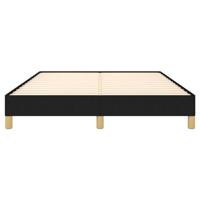 Bedframe stof zwart 160x200 cm - thumbnail