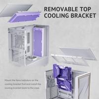 Antec FLUX Midi-tower PC-behuizing Wit - thumbnail