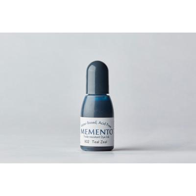 Tsukineko • memento reinker navulling inkt 15ml teal zeal
