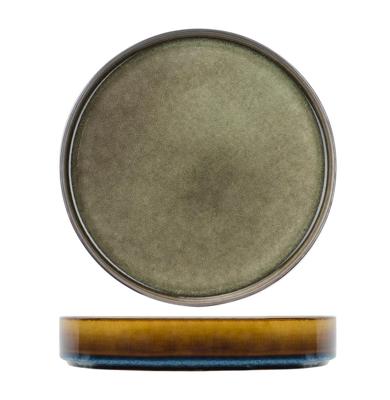 Cosy & Trendy Diepe Borden / Pastaborden - Quintana Green ø 23 cm / H 4.3 cm - 4 Stuks