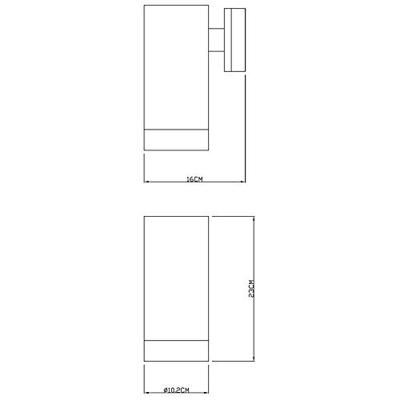 Deko Light Zilly IV Down 731089 Wandlamp E27 Zilver