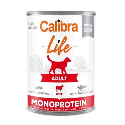 CALIBRA Adult Beef with carrots - natvoer voor honden - 400g