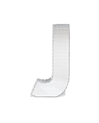 HEMA Discoletter J 10x9x10cm (zilver)