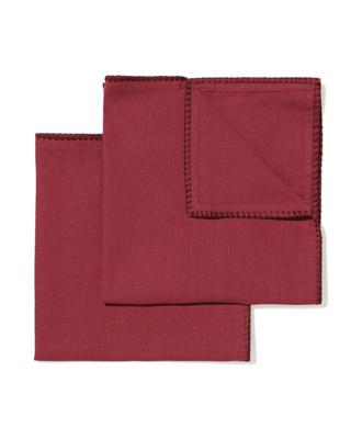 HEMA Servetten 47x47cm bordeaux - 2 stuks